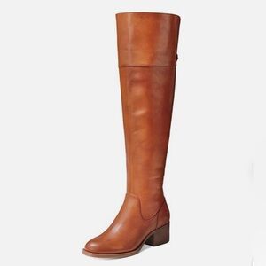 INC International Concepts Women’s Karmenn Genuine Leather Over the Knee boots.